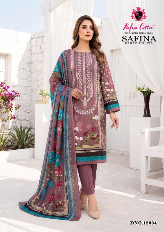 Nafisa cotton safina vol-19 wholesale dress materials area in ahmedabad
